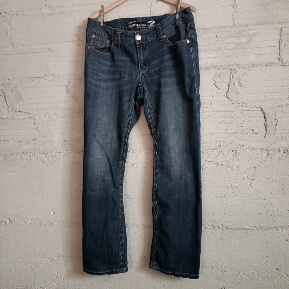 SEVEN Luxe Denim Plus Size 14 Bootcut Womens Jeans